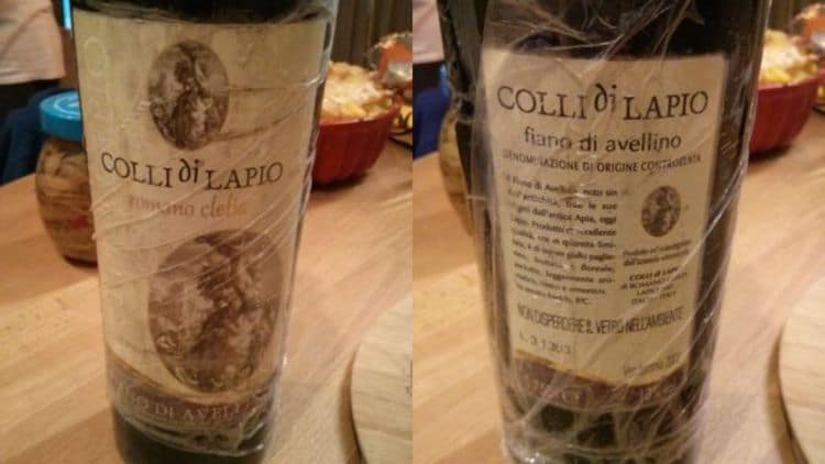 Colli di Lapio - Fiano '02 (collage)
