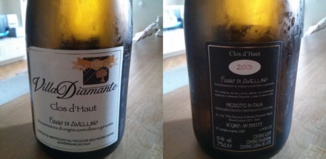Villa Diamante - Fiano Clos d'Haut '13