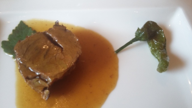 Stracotto di vitello al fiano con friggitelli