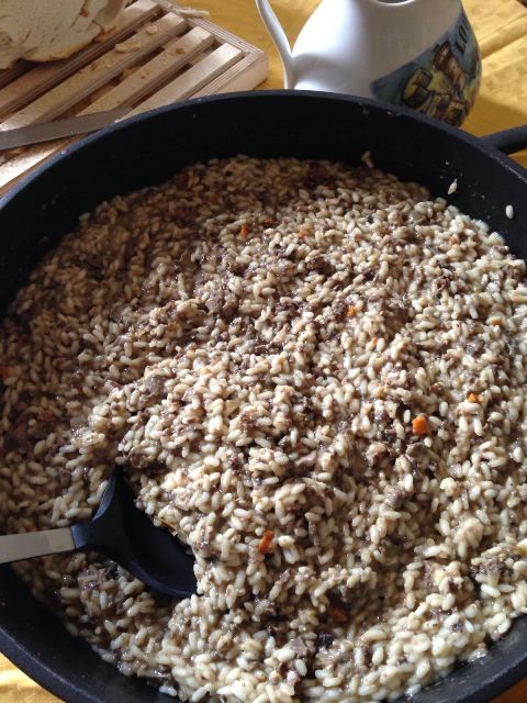 risotto creste di gallo