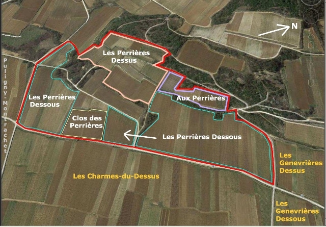 perrières con lieut dit e confini